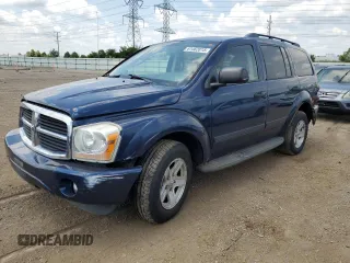 2005 Dodge Durango SLT with VIN 1D4HB48N75F622137, listed as a Copart auction lot 61462815 with 145,409 mi miles and Salvage title. Bid and sale history available at DreamBid. Image 1.