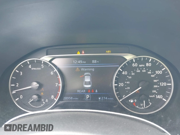 2024 Nissan Altima SV with VIN 1N4BL4DV5RN391004, listed as a IAAI auction lot 41942200 with 28,958 mi miles and . Bid and sale history available at DreamBid. Image 7.