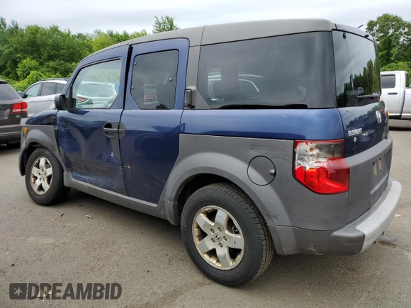 2003 Honda Element EX with VIN 5J6YH28573L042542, listed as a Copart auction lot 62271825 with 219,823 mi miles and Salvage title. Bid and sale history available at DreamBid. Image 2.