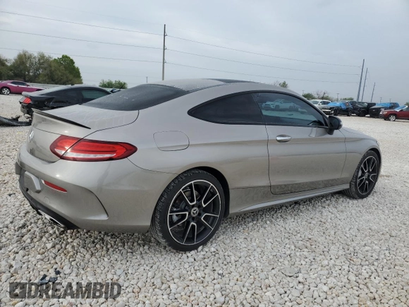 2019 Mercedes-Benz C 300 with VIN WDDWJ8EBXKF769031, listed as a Copart auction lot 50395095 with 46,485 mi miles and Salvage Title. Bid and sale history available at DreamBid. Image 3.