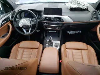 2019 BMW X3 xDrive30i with VIN 5UXTR9C5XKLD93135, listed as a Copart auction lot 62034204 with 0 mi miles and Salvage Title. Bid and sale history available at carsss.com. Image 8.
