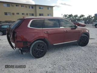 2023 Kia Telluride S with VIN 5XYP64GC5PG357330, listed as a Copart auction lot 50215895 with 29,245 mi miles and Salvage Title. Bid and sale history available at DreamBid. Image 3.