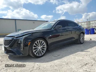 2025 Cadillac CT5 Premium Luxury with VIN 1G6DN5RW9S0100224, listed as a Copart auction lot 71603314 with 1,029 mi miles and Salvage title. Bid and sale history available at DreamBid. Image 1.