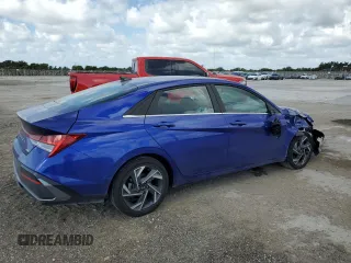2025 Hyundai Elantra Limited z VIN KMHLN4DJ9SU121786, wystawiony jako Copart lot #54508575 z przebiegiem 13 047 mil mil oraz Czysty tytuł • Clean title. Historia ofert i sprzedaży dostępna na DreamBid. Obrazek 3.