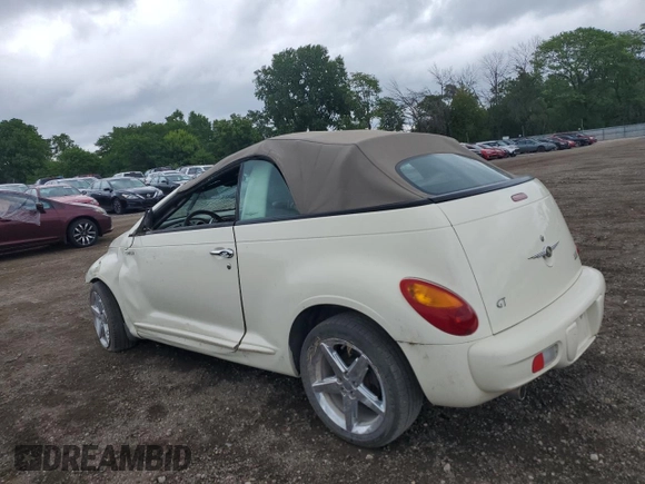 2005 Chrysler PT Cruiser GT with VIN 3C3AY75S65T500209, listed as a Copart auction lot 58399095 with 68,890 mi miles and Salvage title. Bid and sale history available at DreamBid. Image 2.