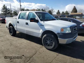 2008 Ford F-150 XL with VIN 1FTRW14W78FB54174, listed as a Copart auction lot 44188985 with 238,884 mi miles and Salvage title. Bid and sale history available at DreamBid. Image 4.