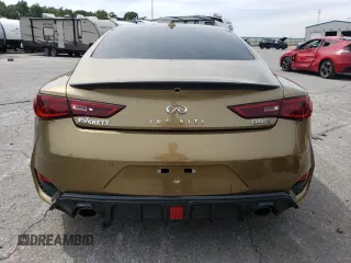 2017 Infiniti Q60 Red Sport 400 with VIN JN1FV7EK4HM610568, listed as a Copart auction lot 68571684 with 37,121 mi miles and Salvage Title. Bid and sale history available at carsss.com. Image 6.
