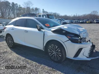 2023 Lexus RX with VIN 2T2BAMBA2PC019597, listed as a Copart auction lot 37910124 with 2,612 mi miles and Salvage Title. Bid and sale history available at carsss.com. Image 4.