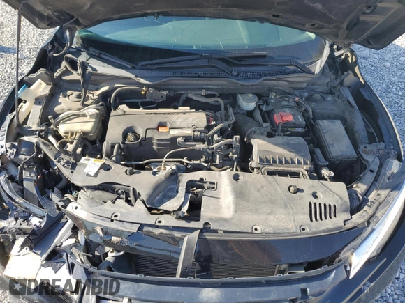 2017 Honda Civic LX with VIN 19XFC2F50HE025046, listed as a Copart auction lot 54244525 with 220,145 mi miles and Salvage Title. Bid and sale history available at DreamBid. Image 11.