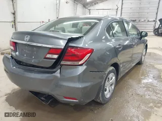 2013 Honda Civic Sdn LX with VIN 19XFB2F51DE200787, listed as a IAAI auction lot 41962907 with 96,849 mi miles. Bid and sale history available at carsss.com. Image 4.