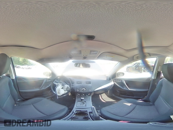 2012 Mazda 3 i Touring with VIN JM1BL1V82C1538556, listed as a Copart auction lot 59543215 with 126,297 mi miles and Salvage title. Bid and sale history available at DreamBid. Image 14.