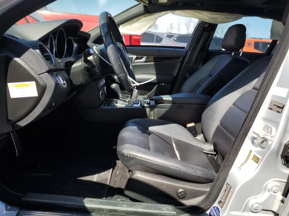 2013 Mercedes-Benz C-Class C 250 Sport with VIN WDDGF4HB6DR300403, listed as a Copart auction lot 49699205 with 130,725 mi miles and Salvage Title. Bid and sale history available at carsss.com. Image 7.