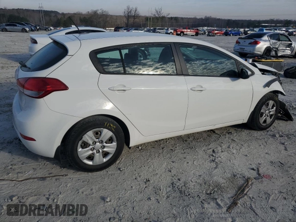 2017 Kia Forte LX with VIN KNAFK5A8XH5704367, listed as a Copart auction lot 46734655 with 112,909 mi miles and Salvage Title. Bid and sale history available at carsss.com. Image 3.