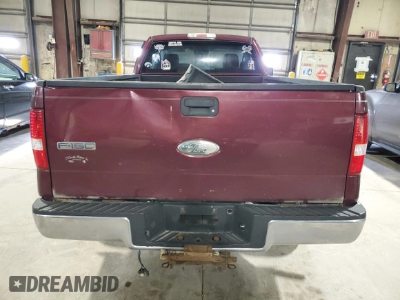 2006 Ford F-150 XL with VIN 1FTRF12W06NB12791, listed as a Copart auction lot 51218425 with 181,543 mi miles and Salvage title. Bid and sale history available at DreamBid. Image 6.