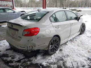 2018 Subaru WRX Premium with VIN JF1VA1C65J9809554, listed as a IAAI auction lot 41563805 with 111,103 mi miles. Bid and sale history available at carsss.com. Image 4.