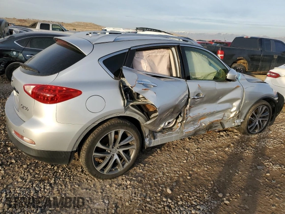 2014 Infiniti QX50 Journey with VIN JN1BJ0HR6EM190544, listed as a Copart auction lot 84567304 with 64,403 mi miles and Salvage Title. Bid and sale history available at carsss.com. Image 3.