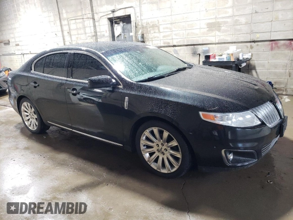 2011 Lincoln MKS EcoBoost with VIN 1LNHL9FT2BG609077, listed as a Copart auction lot 59341025 with 184,591 mi miles and Salvage title. Bid and sale history available at DreamBid. Image 4.