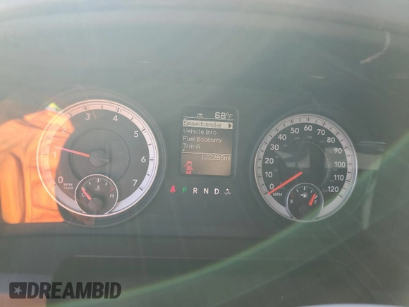 2013 Ram 2500 Tradesman with VIN 3C6TR5CT2DG526435, listed as a Copart auction lot 75302574 with 122,285 mi miles and Salvage title. Bid and sale history available at DreamBid. Image 9.