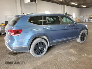 2019 Volkswagen Atlas SEL with VIN 1V2MR2CA3KC587916, listed as a Copart auction lot 60463275 with 107,387 mi miles and Salvage title. Bid and sale history available at DreamBid. Image 3.