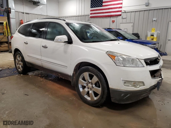 2012 Chevrolet Traverse LTZ with VIN 1GNKVLED3CJ276928, listed as a Copart auction lot 51616675 with 276,697 mi miles and Clean Title. Bid and sale history available at carsss.com. Image 4.