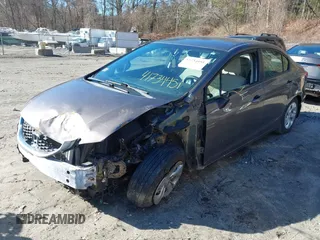 2013 Honda Civic LX with VIN 2HGFB2F59DH598885, listed as a IAAI auction lot 41734451 with 124,453 mi miles and . Bid and sale history available at DreamBid. Image 18.