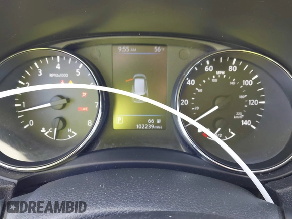 2019 Nissan Rogue SL with VIN 5N1AT2MT8KC772917, listed as a IAAI auction lot 41641200 with 102,239 mi miles and . Bid and sale history available at DreamBid. Image 7.