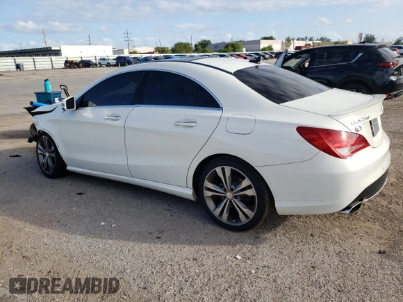 2015 Mercedes-Benz CLA 250 with VIN WDDSJ4EB6FN165995, listed as a Copart auction lot 74178243 with 92,948 mi miles and . Bid and sale history available at DreamBid. Image 2.