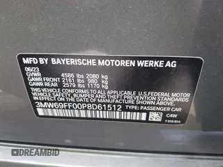 2023 BMW 3 Series 330i with VIN 3MW69FF00P8D61512, listed as a IAAI auction lot 41992509 with 15,809 mi miles and . Bid and sale history available at DreamBid. Image 9.