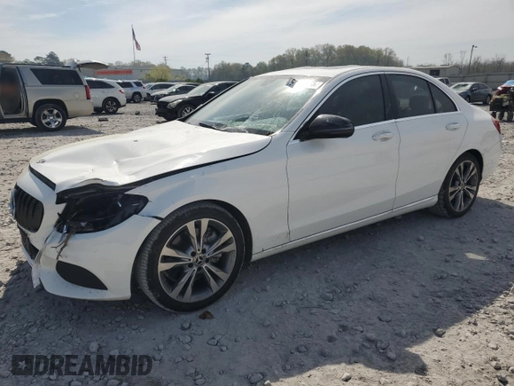 2018 Mercedes-Benz C with VIN 55SWF4JB8JU237921, listed as a Copart auction lot 51014065 with 68,029 mi miles and Salvage Title. Bid and sale history available at carsss.com. Image 1.
