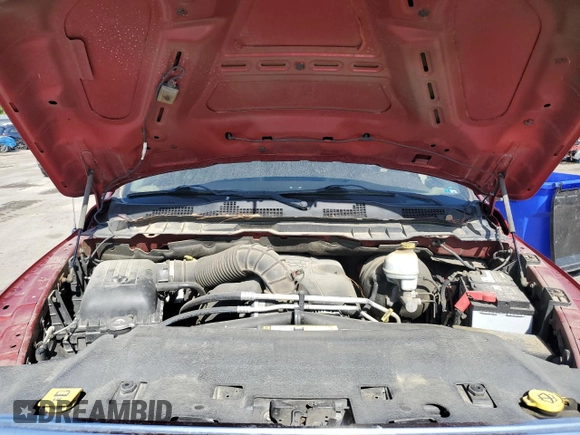 2009 Dodge 1500 SLT with VIN 1D3HV13T79J524695, listed as a Copart auction lot 54044725 with 233,668 mi miles and Salvage title. Bid and sale history available at DreamBid. Image 11.