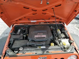 2015 Jeep Wrangler Unlimited Sport with VIN 1C4HJWDGXFL726174, listed as a Copart auction lot 51895295 with 107,377 mi miles and Salvage Title. Bid and sale history available at carsss.com. Image 12.