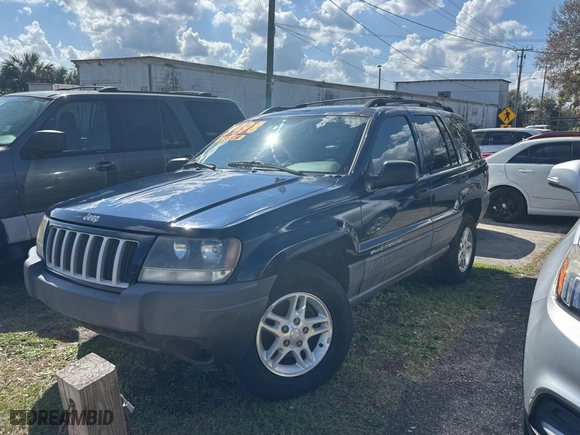 2004 Jeep Grand Cherokee Laredo with VIN 1J4GX48N24C436753, listed as a Copart auction lot 45039845 with 114,024 mi miles and Clean Title. Bid and sale history available at carsss.com. Image 2.
