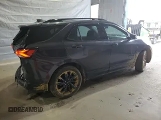 2023 Chevrolet Equinox RS with VIN 3GNAXWEG2PS109062, listed as a Copart auction lot 52000405 with 20,879 mi miles and Salvage title. Bid and sale history available at DreamBid. Image 3.