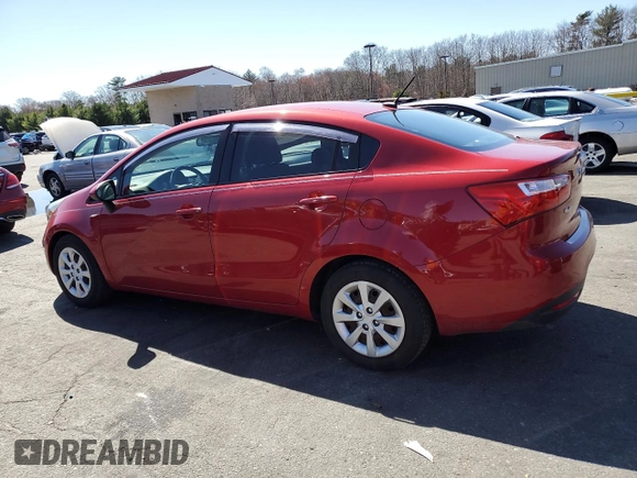 2014 Kia Rio LX with VIN KNADM4A32E6385200, listed as a Copart auction lot 52072335 with 94,790 mi miles and Salvage Title. Bid and sale history available at DreamBid. Image 2.