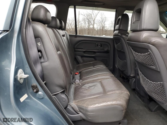 2005 Honda Pilot EX-L with NAVI with VIN 2HKYF18765H502546, listed as a Copart auction lot 48708755 with 186,164 mi miles and Salvage Title. Bid and sale history available at carsss.com. Image 11.