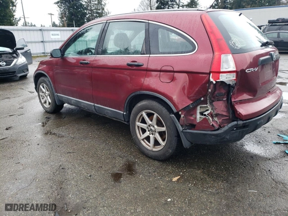 2008 Honda CR-V LX with VIN 5J6RE48368L802667, listed as a Copart auction lot 45535665 with 276,353 mi miles and Salvage Title. Bid and sale history available at carsss.com. Image 2.