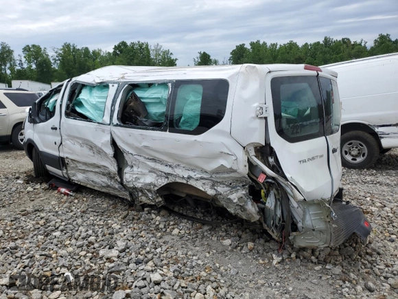 2019 Ford Transit Passenger XL с VIN 1FBZX2ZM6KKA06157, выставлен на аукционе Copart как лот 56870005 с пробегом Не указан миль и На запчасти • Non repairable. История ставок и продаж доступна на DreamBid. Изображение 2.