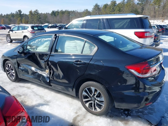 2014 Honda Civic Sedan EX with VIN 2HGFB2F80EH549151, listed as a IAAI auction lot 41651689 with 131,979 mi miles. Bid and sale history available at carsss.com. Image 13.