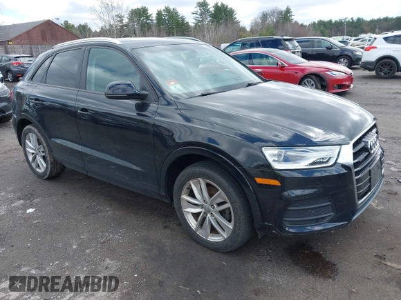 2017 Audi Q3 Premium z VIN WA1ECCFS4HR009874, wystawiony jako IAAI lot #41983904 z przebiegiem 74 785 mil mil oraz . Historia ofert i sprzedaży dostępna na DreamBid. Obrazek 1.