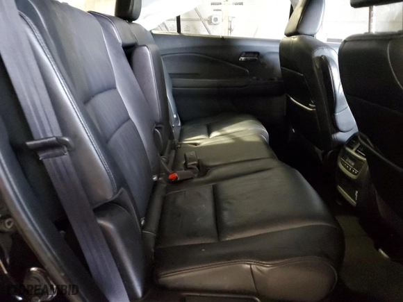 2019 Honda Pilot EX-L with VIN 5FNYF6H59KB042658, listed as a Copart auction lot 46884655 with 88,439 mi miles and Salvage Title. Bid and sale history available at carsss.com. Image 10.