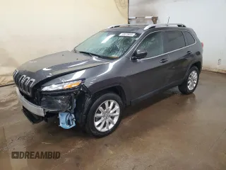 2016 Jeep Cherokee Limited with VIN 1C4PJMDS3GW235790, listed as a Copart auction lot 53075855 with 34,163 mi miles and Clean title. Bid and sale history available at DreamBid. Image 1.