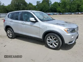 2014 BMW X3 xDrive35i z VIN 5UXWX7C54E0E82034, wystawiony jako Copart lot #57853795 z przebiegiem Nie podano mil oraz Szkoda całkowita • Salvage title. Historia ofert i sprzedaży dostępna na DreamBid. Obrazek 4.