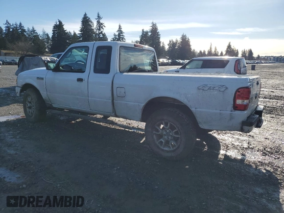 2007 Ford Ranger XLT with VIN 1FTZR45E57PA83323, listed as a Copart auction lot 43993925 with 132,315 mi miles and Salvage Title. Bid and sale history available at carsss.com. Image 2.