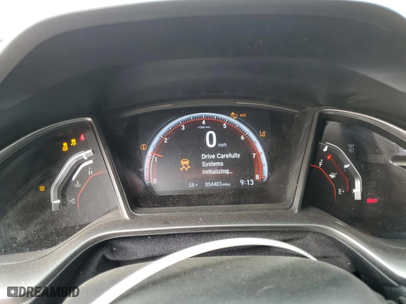 2020 Honda Civic Si Sedan with VIN 2HGFC1E58LH703567, listed as a Copart auction lot 86333084 with 54,403 mi miles and Salvage Title. Bid and sale history available at carsss.com. Image 9.