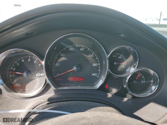 2008 Pontiac G6 GT with VIN 1G2ZH57N784189284, listed as a Copart auction lot 51170395 with 183,009 mi miles and Salvage Title. Bid and sale history available at carsss.com. Image 9.