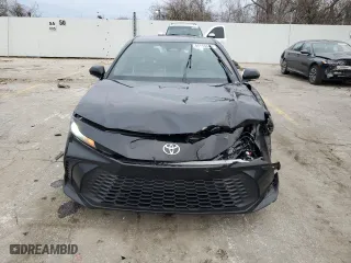 2025 Toyota Camry LE with VIN 4T1DAACK8SU067566, listed as a Copart auction lot 44166615 with 8,598 mi miles and Salvage Title. Bid and sale history available at carsss.com. Image 5.