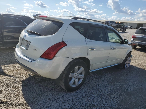 2007 Nissan Murano SL with VIN JN8AZ08T37W529656, listed as a Copart auction lot 71850964 with 261,120 mi miles and Clean Title. Bid and sale history available at carsss.com. Image 3.