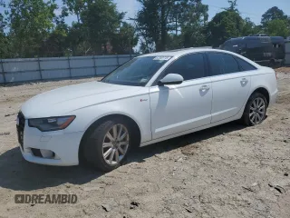 2014 Audi A6 Premium Plus with VIN WAUFGAFC9EN024513, listed as a Copart auction lot 62300775 with 145,210 mi miles and Salvage title. Bid and sale history available at DreamBid. Image 1.