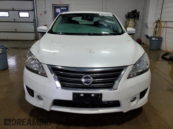 2013 Nissan Sentra S with VIN 3N1AB7APXDL709856, listed as a Copart auction lot 48317025 with 172,603 mi miles and Salvage Title. Bid and sale history available at DreamBid. Image 5.
