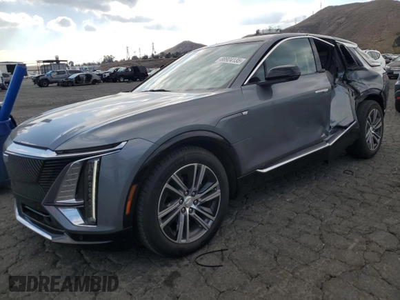 2023 Cadillac LYRIQ RWD Luxury z VIN 1GYKPMRK9PZ001115, wystawiony jako Copart lot #88924135 z przebiegiem 32 114 mil mil oraz Szkoda całkowita • Salvage title. Historia ofert i sprzedaży dostępna na DreamBid. Obrazek 1.